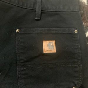 Like New Men’s Carhartt Dungaree Fit Black 38x36 Cargo Pant.